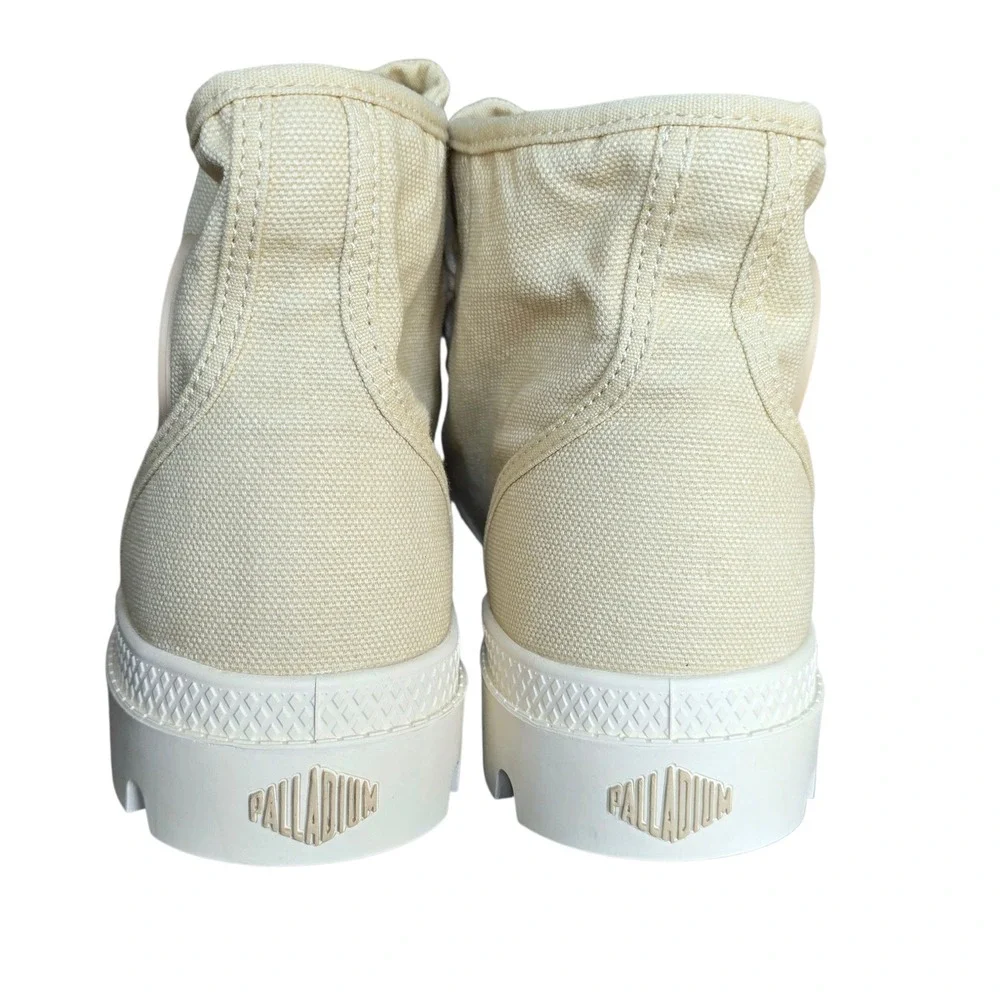 Palladium‎ Pampa Hi Varsity Canvas Boots Sahara Size 7 Lace Up Men